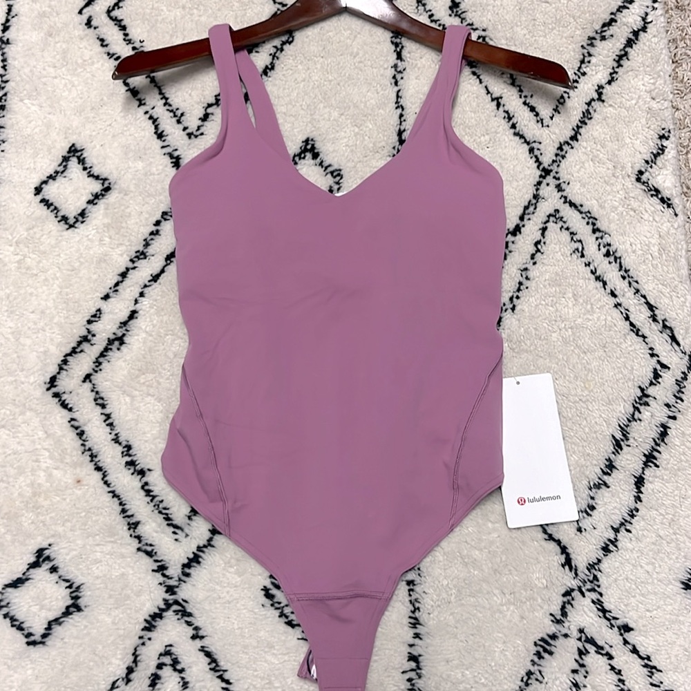 Lululemon Align Bodysuit NWT - Size 4. Color Velvet Dust.